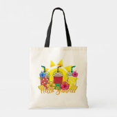 hallo Summer Chic, Modern Canvas tas (Achterkant)