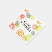 hallo Summer Colorful Citrus Slices Servet (Hoek)