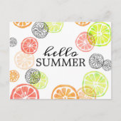 hallo Summer Cookout Gathering Uitnodiging Briefkaart (Voorkant)