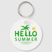 hallo Summer is een ontwerp dat de Sleutelhanger (Achterkant)
