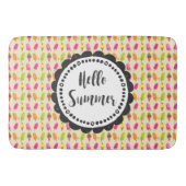 hallo Summer Popsicles en Ice Cream Badmat (Voorkant)
