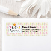 hallo Summer Popsicles en Ice Cream Etiket (Insitu)