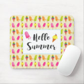 hallo Summer Popsicles en Ice Cream Muismat (Met muis)