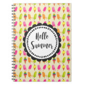 hallo Summer Popsicles en Ice Cream Notitieboek (Voorkant)