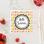 hallo Summer Popsicles en Ice Cream Servetten (Insitu)