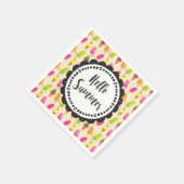 hallo Summer Popsicles en Ice Cream Servetten (Hoek)