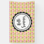 hallo Summer Popsicles en Ice Cream Spandoek (Verticaal)