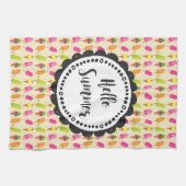 hallo Summer Popsicles en Ice Cream Theedoek (Horizontaal)