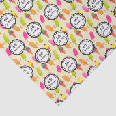 hallo Summer Popsicles en Ice Cream Tissuepapier (Detail)