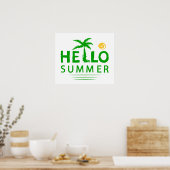hallo Summer Poster (Keuken)
