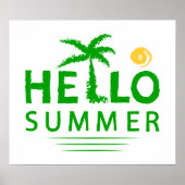 hallo Summer Poster (Voorkant)
