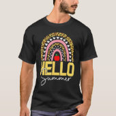 hallo Summer Rainbow Leopard 2 T-shirt (Voorkant)
