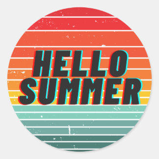 hallo Summer Sticker