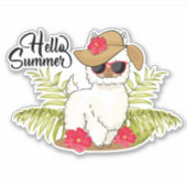 hallo Summer Sticker (Voorkant)