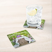 hallo Summer Tea en Plums in de tuin Kartonnen Onderzetters (Insitu)