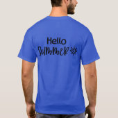 hallo Summer Typografie T-shirt (Achterkant)