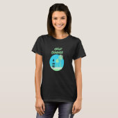 hallo Summer Vacation Sunset Disc Golf T-shirt (Voorkant volledig)