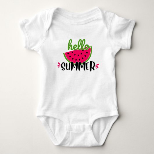 Hallo Summer Watermeloen Romper (Voorkant)