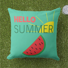 hallo Summer Watermelon Buitenkussen