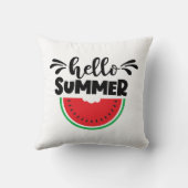 hallo Summer Watermelon Patio Outdoor Kussen (Achterkant)