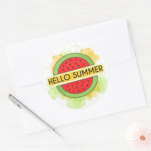 hallo Summer Watermelon Sticker (Envelop)