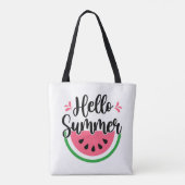hallo Summer Watermelon Tote Bag (Achterkant)