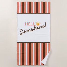 hallo Sunshine Beach Towel Strandlaken
