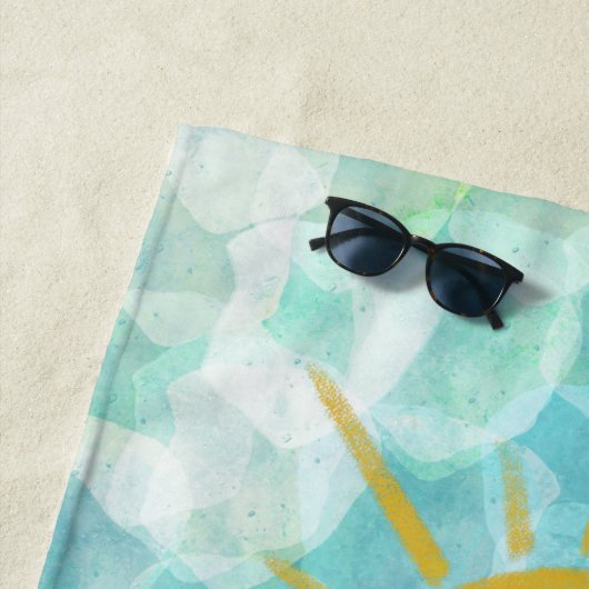 hallo Sunshine Beach Towel Strandlaken (In situ)