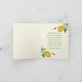 hallo Sunshine Bedankkaart (Binnen)