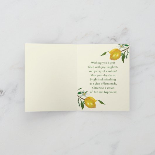 hallo Sunshine Bedankkaart (Binnen)