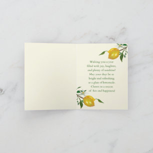 hallo Sunshine Bedankkaart