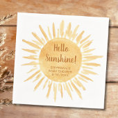 hallo Sunshine Boho Baby shower Servet
