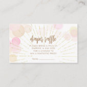 Hallo Sunshine Boho Modern Happy Baby Girl Douche Informatiekaartje (Voorkant)