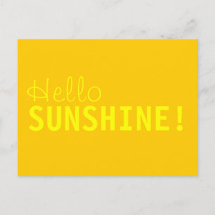 hallo Sunshine Briefkaart