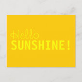 hallo Sunshine Briefkaart (Voorkant)