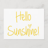 hallo Sunshine Briefkaart (Voorkant)