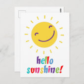 hallo Sunshine Briefkaart (Voorkant / Achterkant)