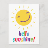 hallo Sunshine Briefkaart (Voorkant)