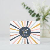 hallo Sunshine Briefkaart (Staand voorkant)