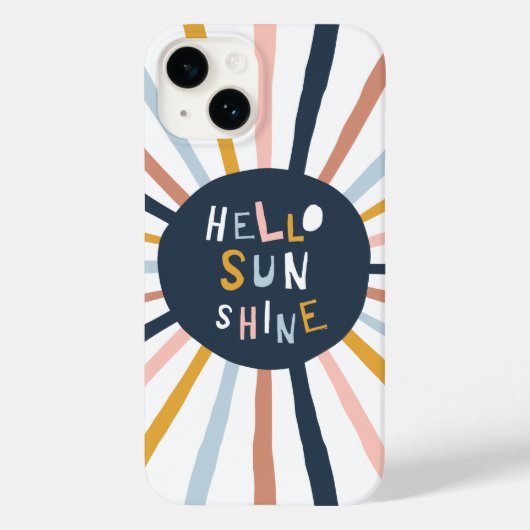 hallo Sunshine Case-Mate iPhone Case (Achterkant)