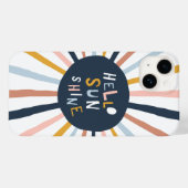 hallo Sunshine Case-Mate iPhone Case (Achterkant (horizontaal))