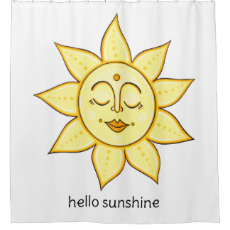 hallo Sunshine Douchegordijn
