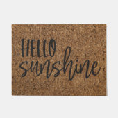 hallo Sunshine Faux Coir Summer Welkom Deurmat (Voorkant)