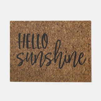 hallo Sunshine Faux Coir Summer Welkom Deurmat