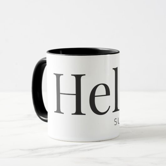 Hallo Sunshine Fun Mok (Voorkant links)