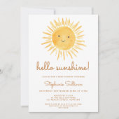 Hallo Sunshine Genderneutraal Baby shower Kaart (Voorkant)