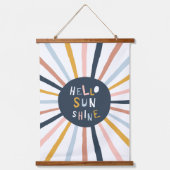 hallo Sunshine Hangend Wandkleed (Voorkant)