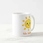 hallo Sunshine Happy Sun Positivity Koffiemok (Voorkant rechts)