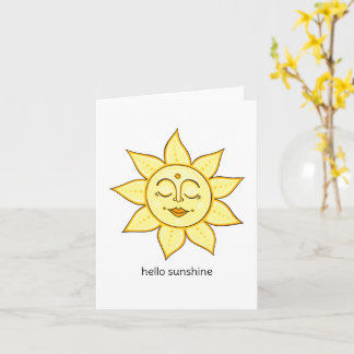 hallo Sunshine Kaart