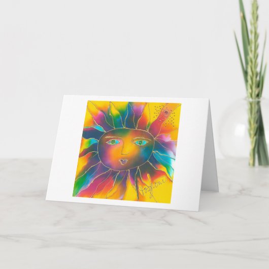 HALLO SUNSHINE!KAART KAART (Voorkant)